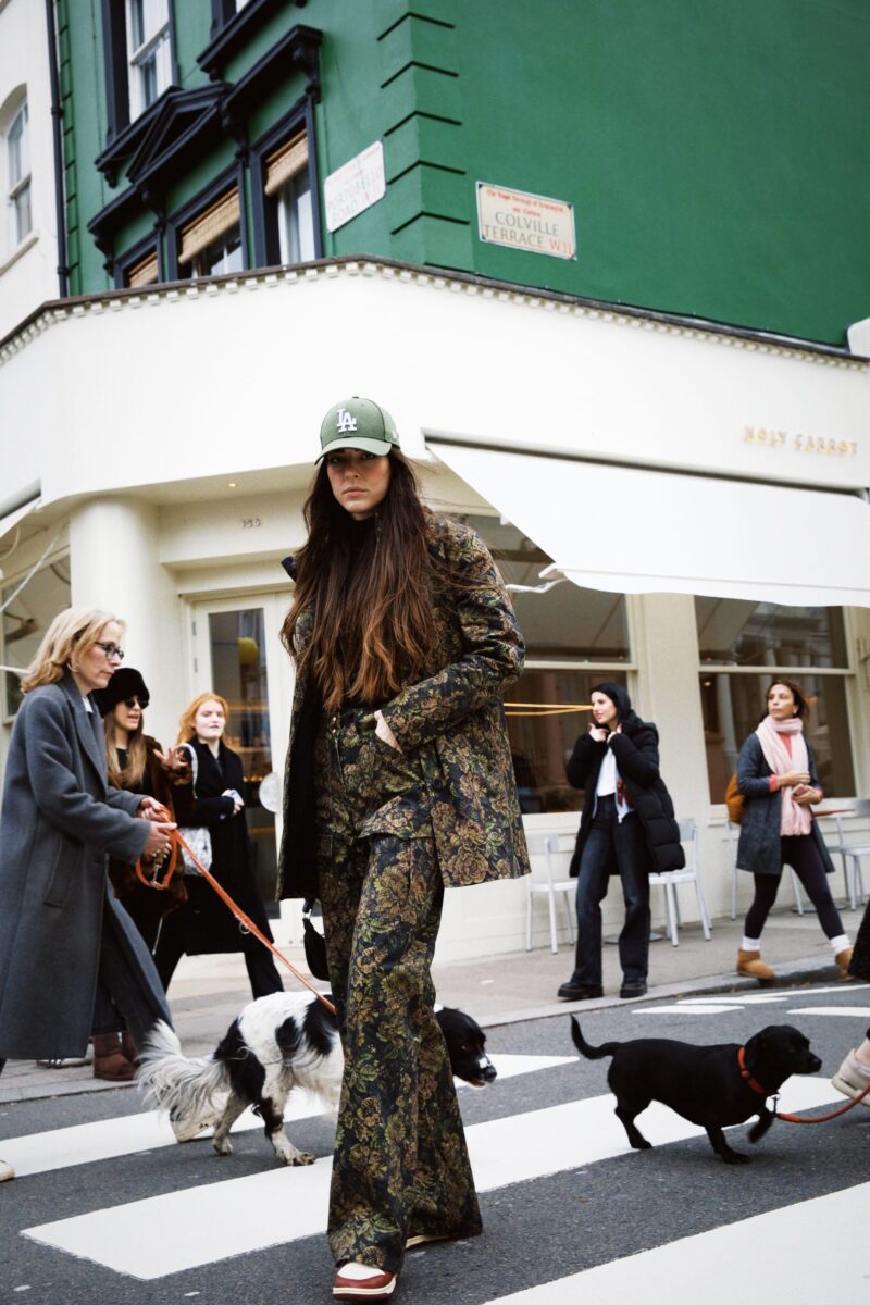 Odina Cargo Floral Trousers