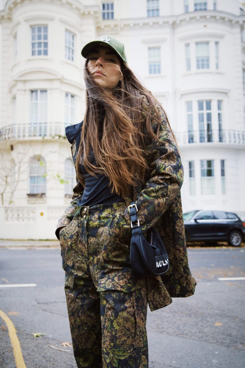 Odina Cargo Floral Trousers