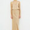 Myla Satin Polca-Dot Skirt