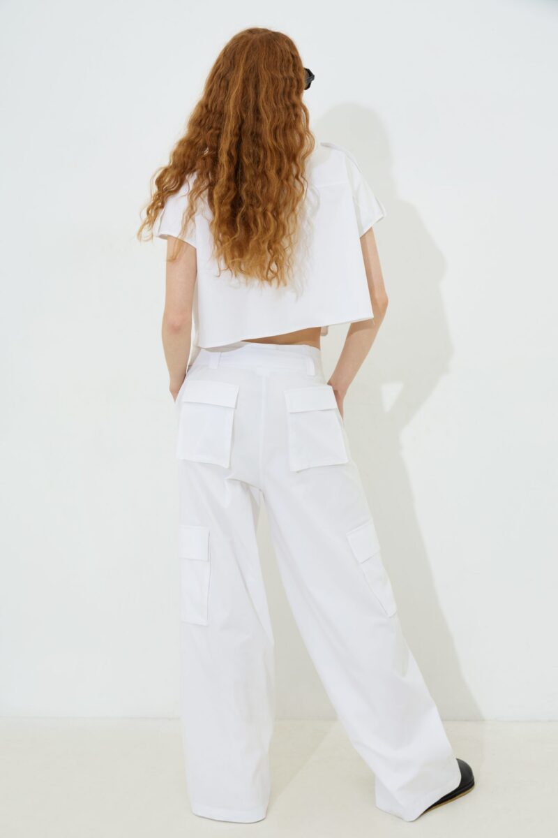 Odina Trench Cargo Trousers - Black