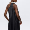 Cecily Satin Dress - Black