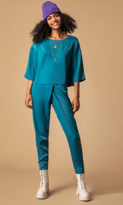 Screenshot_20250910_142117_Instagram Satina Pants - Πετρόλ