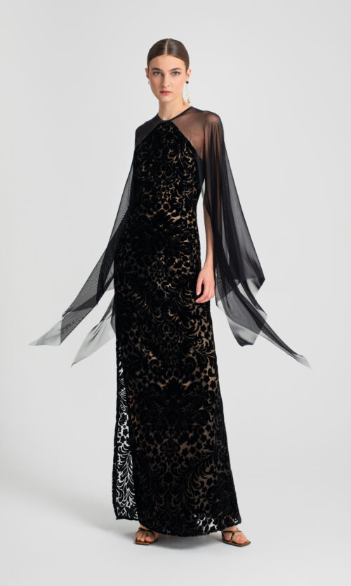 Violet Maxi Dress - Black