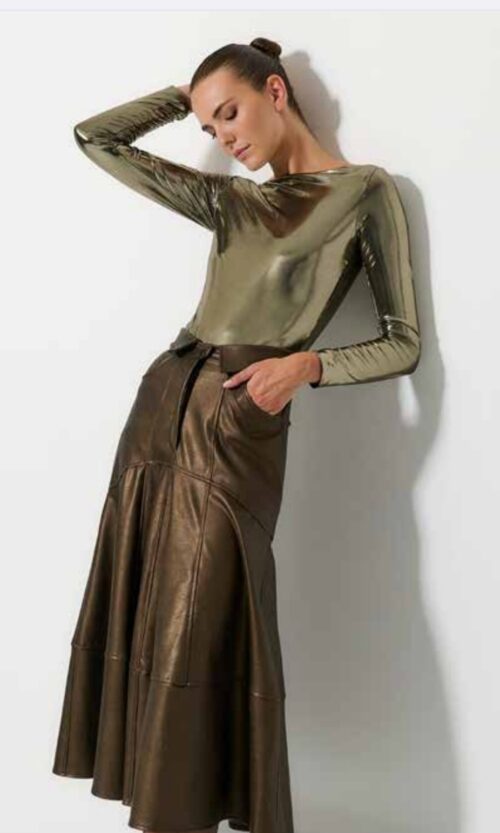 Aussa Bodysuit - Platinum Gold