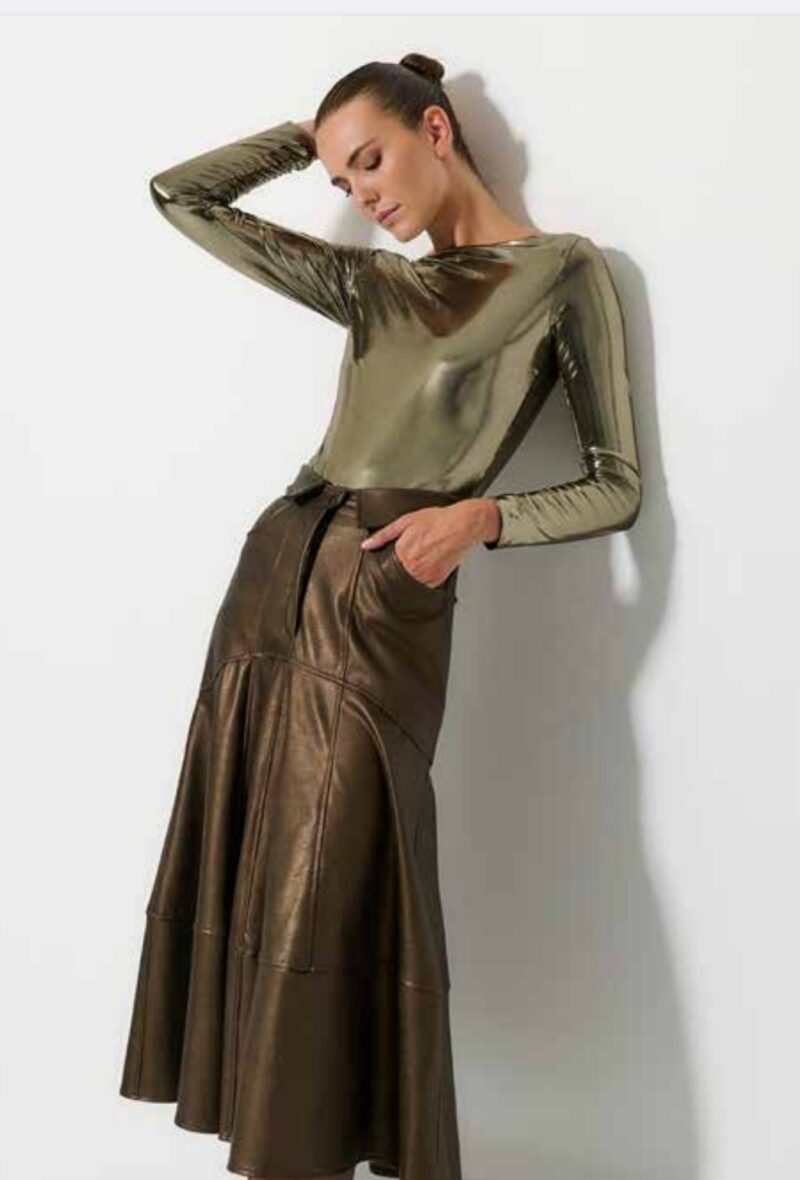 Aussa Bodysuit - Platinum Gold