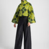 Grinch Crop Faux Fur Coat