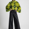 Grinch Crop Faux Fur Coat