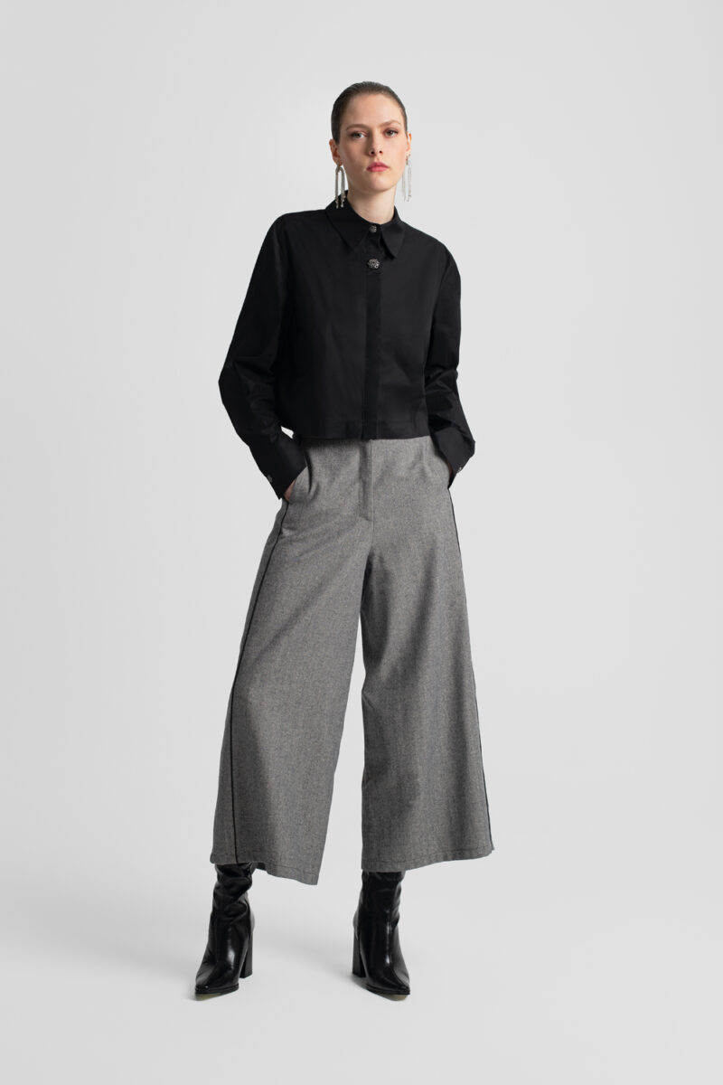 Karen Zip Culotte - Grey