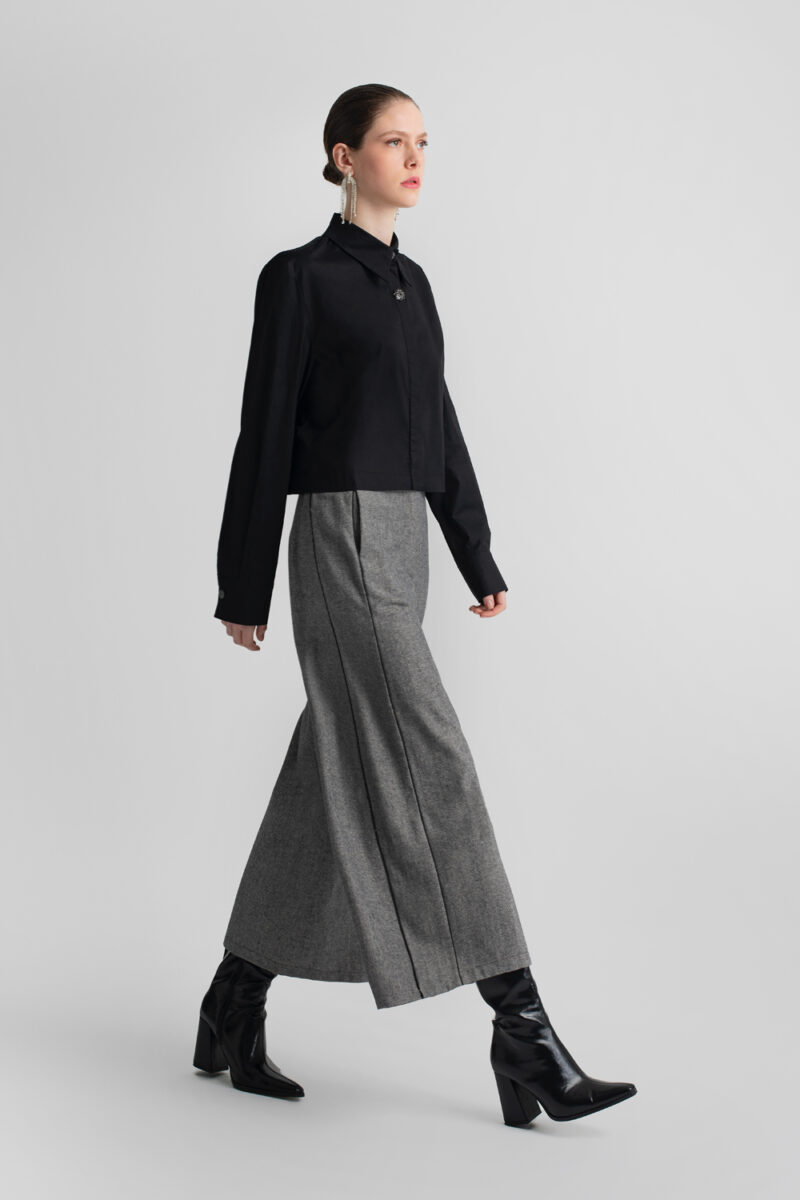 Karen Zip Culotte - Grey