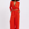 Lisa Crepe Blazer - Red