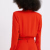 Lisa Crepe Blazer - Red