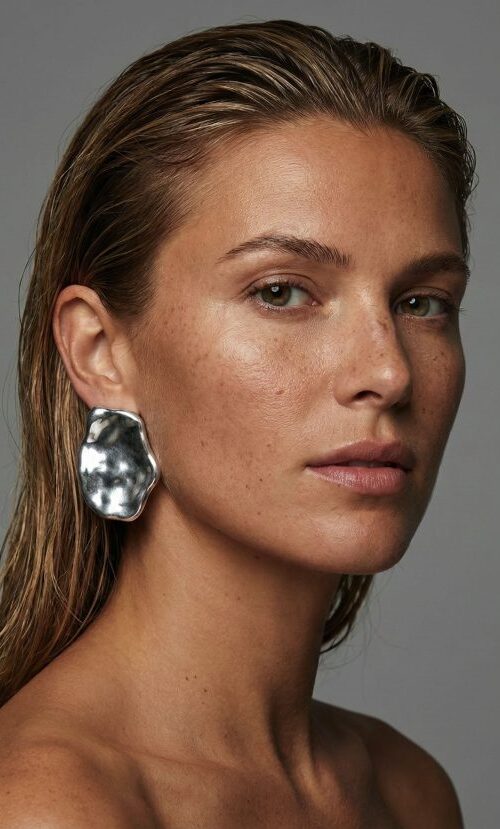 Mirror Earrings - Silver