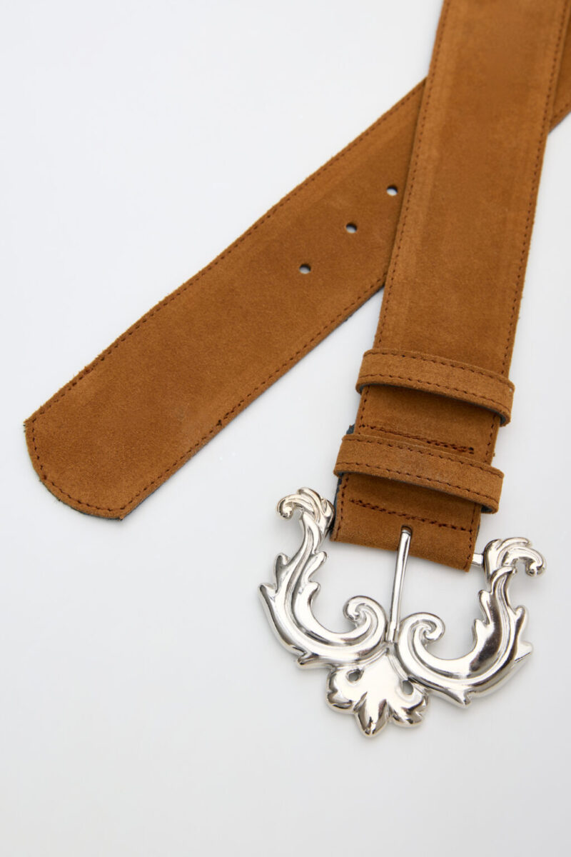 VIictorian Gate Belt - Ταμπά/Suede