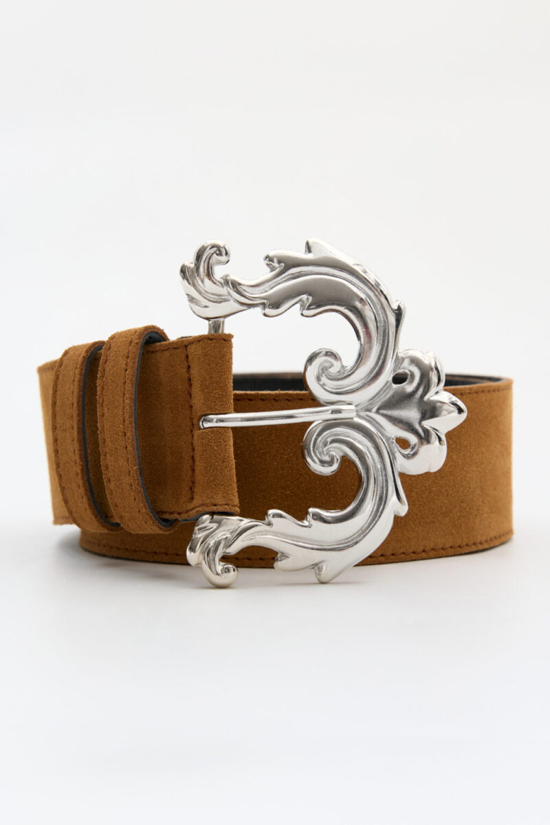 VIictorian Gate Belt - Ταμπά/Suede