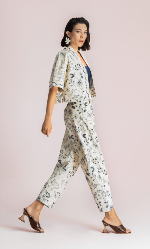 Morellia Crop Kimono - Cream