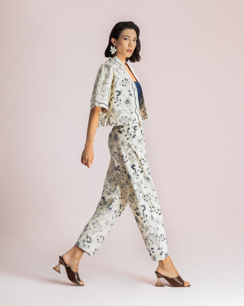 Morellia Crop Kimono - Cream